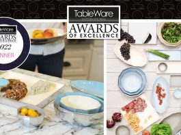 Julia Knight wins the Serveware Category