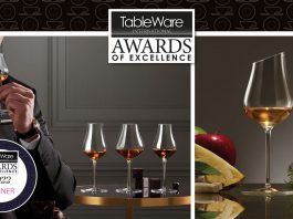 Ocean Glass is the winner of the Fine Glassware category with The GRÃ€N Collection