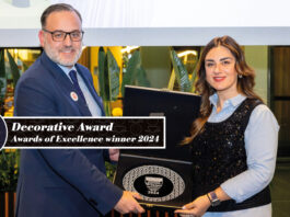 Vista Alegre were thrilled to win the Decorative category with Still Life. The award was presented by Decorium’s Çağla Şahin.