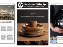 Sustainability by Tableware International out now Tableware International Sustainability 2025